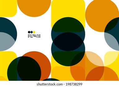 Color moderno cálido de forma geométrica fondo abstracto con espacio de copia