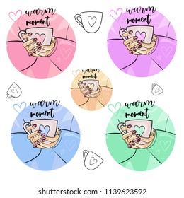 warm moment sticker

