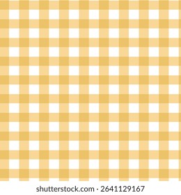 A warm mustard yellow gingham check