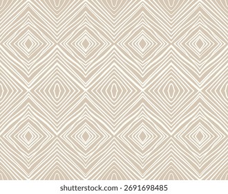 Patrón textil de estilo Ikat neutro cálido