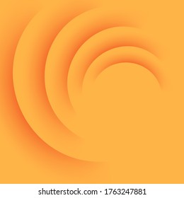 warm and orange color background abstract art vector curve
