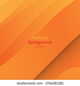 warm and orange color background abstract art vector