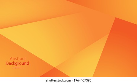 warm and orange color background abstract art vector