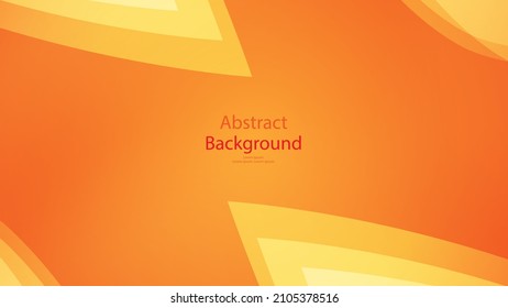 warm and orange color background abstract art vector