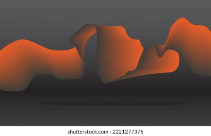 Warm and orange color background abstract art vector. Eps10 Vector