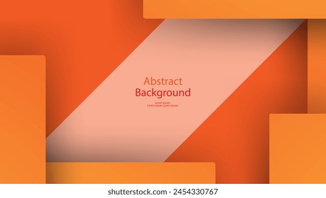 warm and orange color background abstract art vector