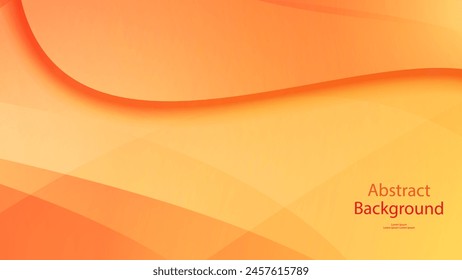 warm and orange color background abstract art vector