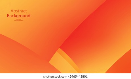 warm and orange color background abstract art vector