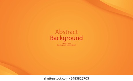 warm and orange color background abstract art vector
