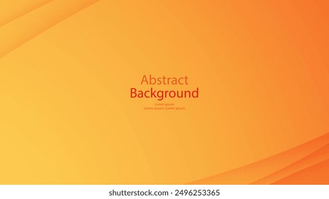 Warm and orange color background abstract art vector