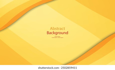 Warm and orange color background abstract art vector