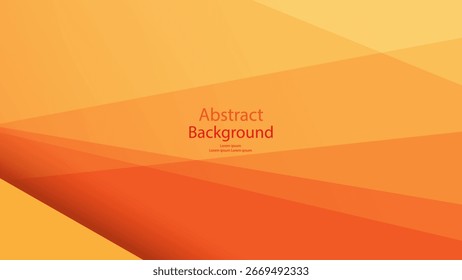 Warme und orangefarbene Hintergrund abstrakter Kunstvektor
