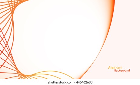 warm and orange color background abstract art vector