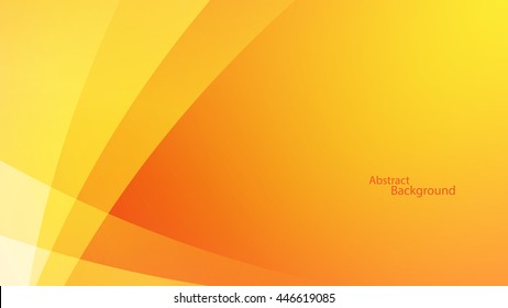 warm and orange color background abstract art vector