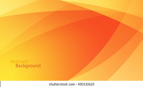 warm and orange color background abstract art vector