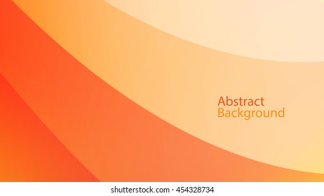 warm and orange color background abstract art vector 
 