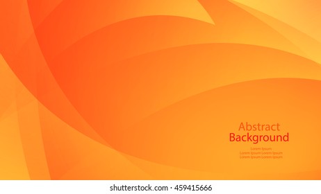 warm and orange color background abstract art vector 