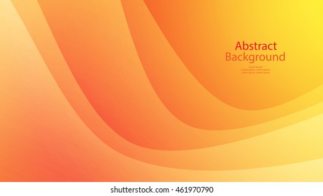 warm and orange color background abstract art vector