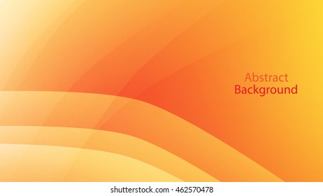 warm and orange color background abstract art vector 