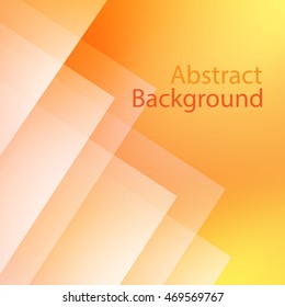 warm and orange color background abstract art vector