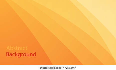 warm orange color background abstract art vector 