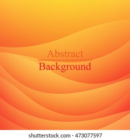 warm and orange color background abstract art vector 