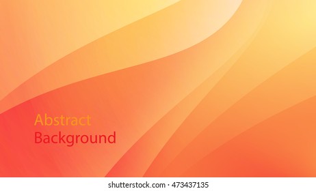 warm and orange color background abstract art vector