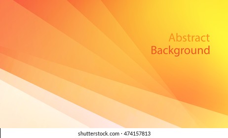 warm and orange color background abstract art vector 