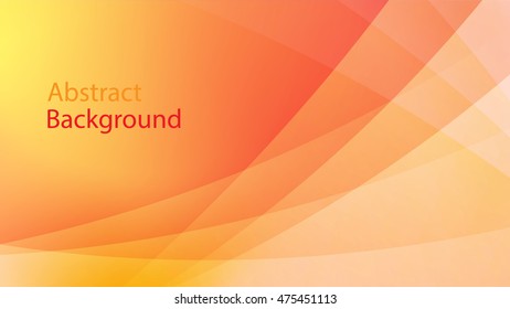 warm and orange color background abstract art vector