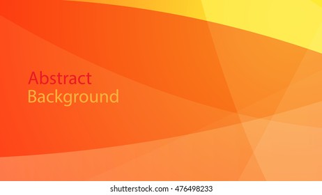 warm and orange color background abstract art vector