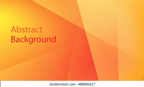 warm and orange color background, abstract art vector 