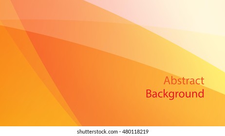 warm and orange color background abstract art vector 
