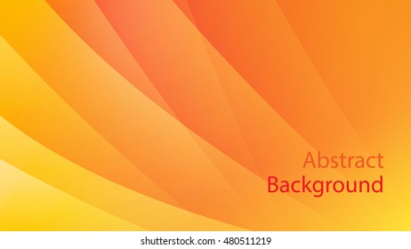 warm and orange color background abstract art vector