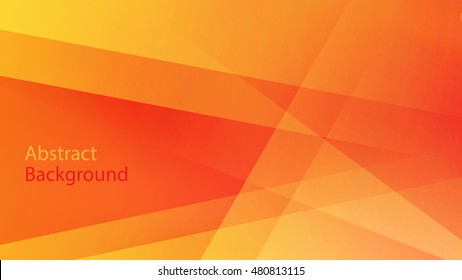 warm and orange color background abstract art vector