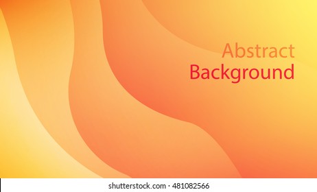 warm and orange color background abstract art vector