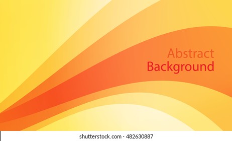 warm and orange color background abstract art vector
