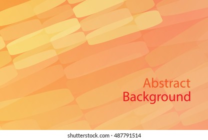 warm and orange color background abstract art vector 