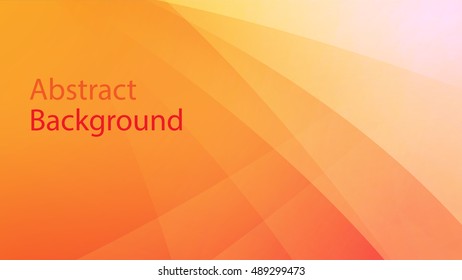 warm and orange color background abstract art vector