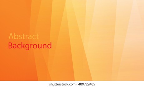 warm and orange color background abstract art vector 