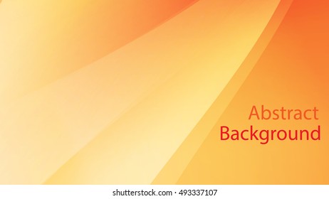 warm and orange color background abstract art vector