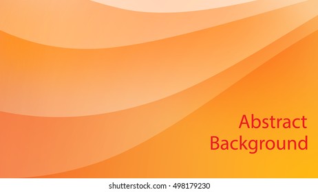warm and orange color background abstract art vector