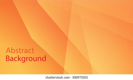 warm and orange color background abstract art vector 