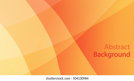 Warm and orange color background abstract art vector