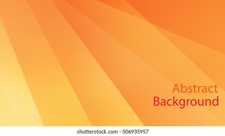 Warm and orange color background abstract art vector