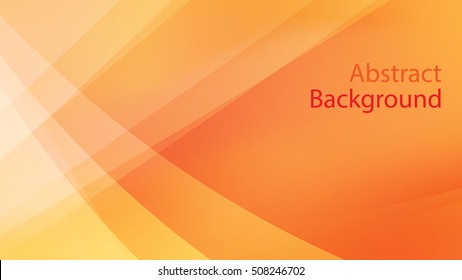 Warm and orange color background abstract art vector