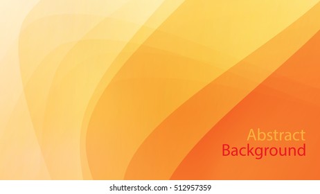 Warm and orange color background abstract art vector