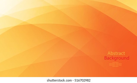 Warm and orange color background abstract art vector  