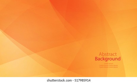 Warm and orange color background abstract art vector 
 