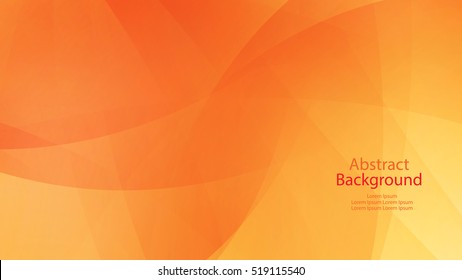 Warm and orange color background abstract art vector 