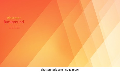 Warm and orange color background abstract art vector